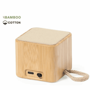 MINI PARLANTE DE BAMBÚ